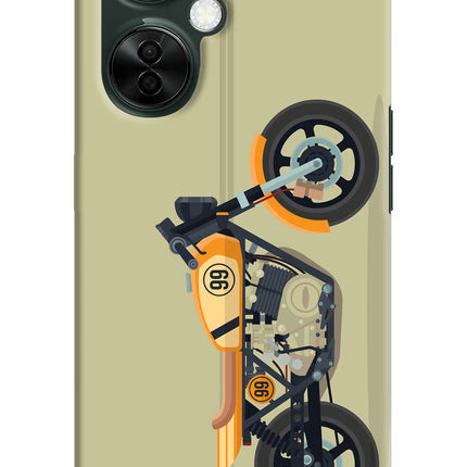 Vertical Speedster OnePlus Nord CE 3 Lite 5G Hard Case Back Cover by Casekaro