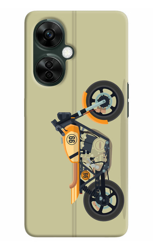 Vertical Speedster OnePlus Nord CE 3 Lite 5G Hard Case Back Cover by Casekaro