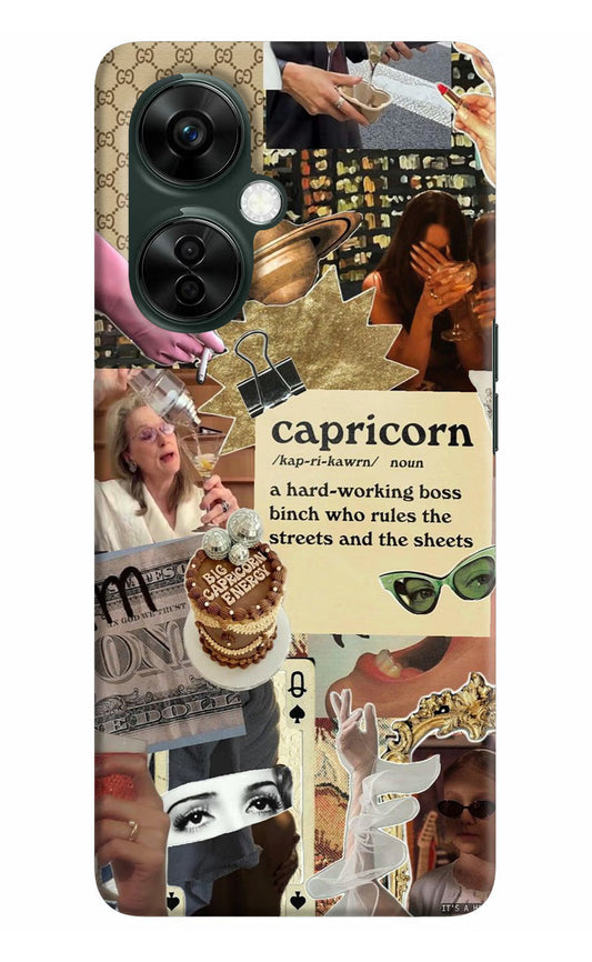 Capricorn Zodiac OnePlus Nord CE 3 Lite 5G Hard Case Back Cover by Casekaro
