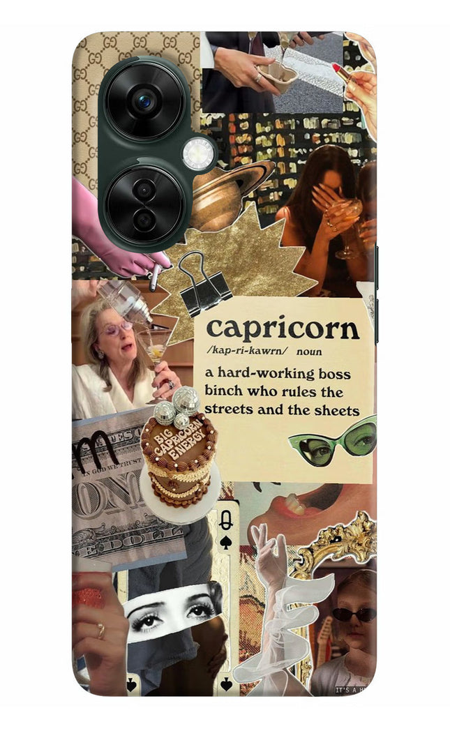 Capricorn Zodiac OnePlus Nord CE 3 Lite 5G Hard Case Back Cover by Casekaro