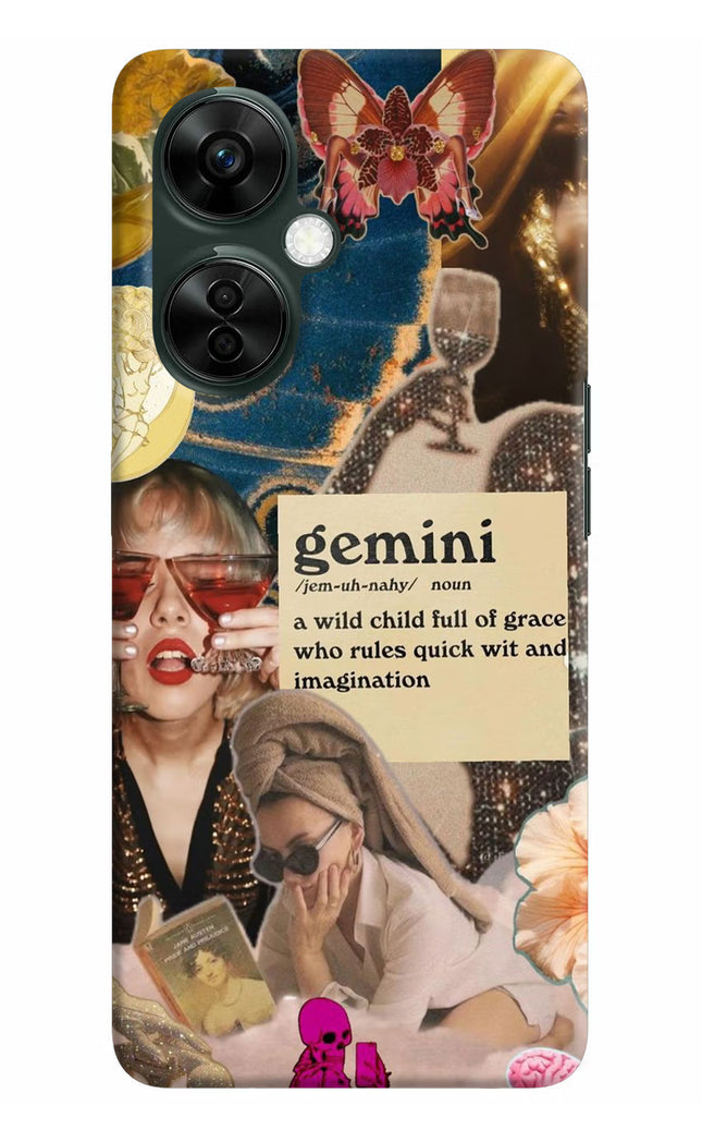 Gemini Zodiac OnePlus Nord CE 3 Lite 5G Hard Case Back Cover by Casekaro
