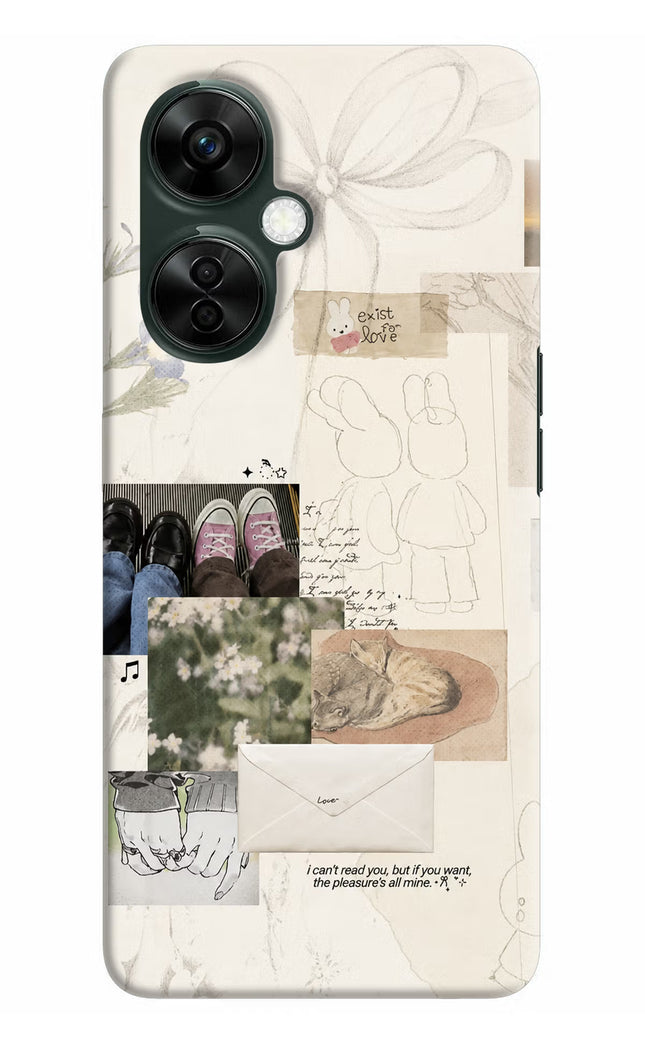 Soft Aesthetic OnePlus Nord CE 3 Lite 5G Hard Case Back Cover by Casekaro
