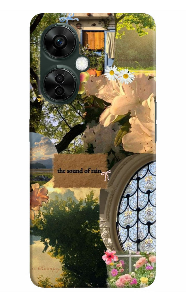 Rain OnePlus Nord CE 3 Lite 5G Hard Case Back Cover by Casekaro
