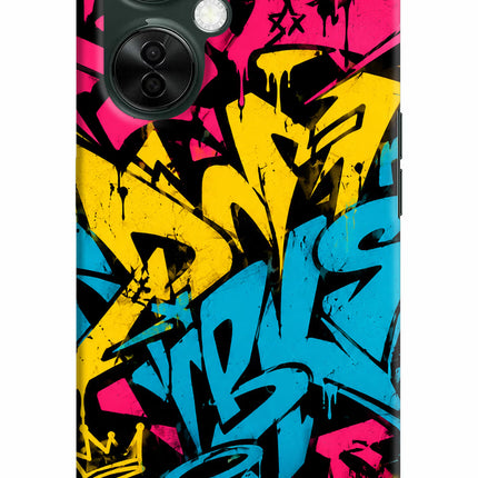 Graffiti Vibe OnePlus Nord CE 3 Lite 5G Hard Case Back Cover by Casekaro