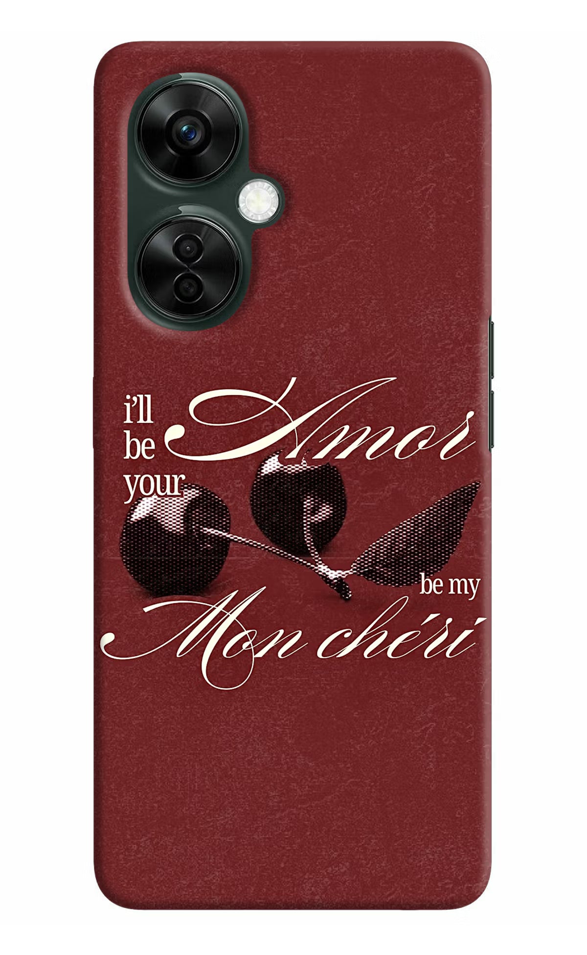Velvet Cherry OnePlus Nord CE 3 Lite 5G Back Cover