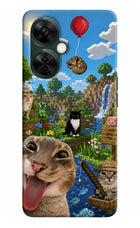 Minecraft Cat Chaos OnePlus Nord CE 3 Lite 5G Hard Case Back Cover by Casekaro