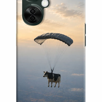 Skydiving Cow OnePlus Nord CE 3 Lite 5G Hard Case Back Cover by Casekaro