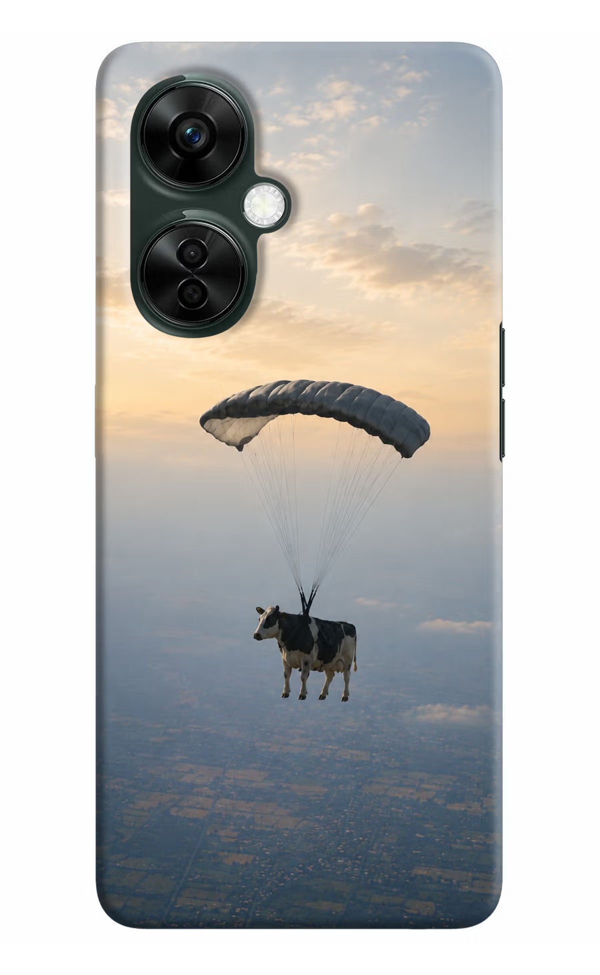 Skydiving Cow OnePlus Nord CE 3 Lite 5G Back Cover