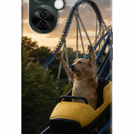 Rollercoaster Dog OnePlus Nord CE 3 Lite 5G Hard Case Back Cover by Casekaro