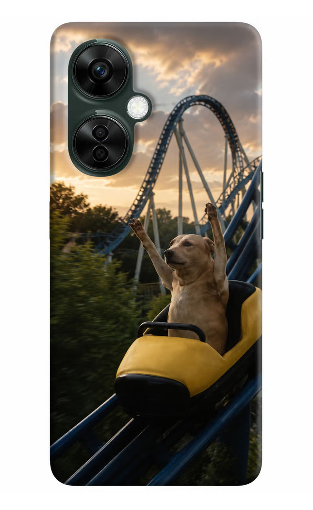 Rollercoaster Dog OnePlus Nord CE 3 Lite 5G Hard Case Back Cover by Casekaro