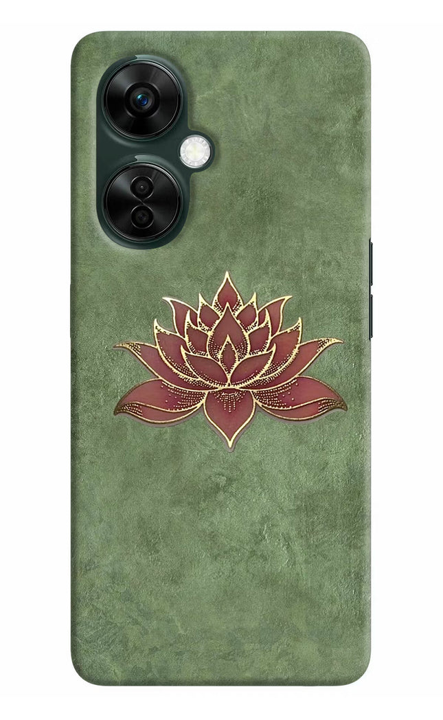 Lotus Grace OnePlus Nord CE 3 Lite 5G Hard Case Back Cover by Casekaro