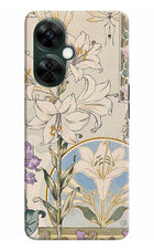 White Lily OnePlus Nord CE 3 Lite 5G Hard Case Back Cover by Casekaro