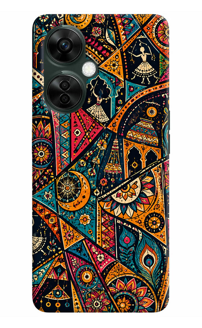 Folk Print OnePlus Nord CE 3 Lite 5G Hard Case Back Cover by Casekaro