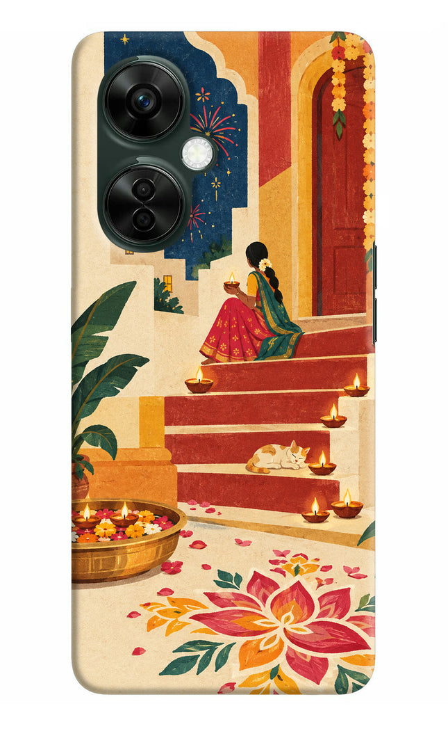 Diwali Rangoli OnePlus Nord CE 3 Lite 5G Hard Case Back Cover by Casekaro