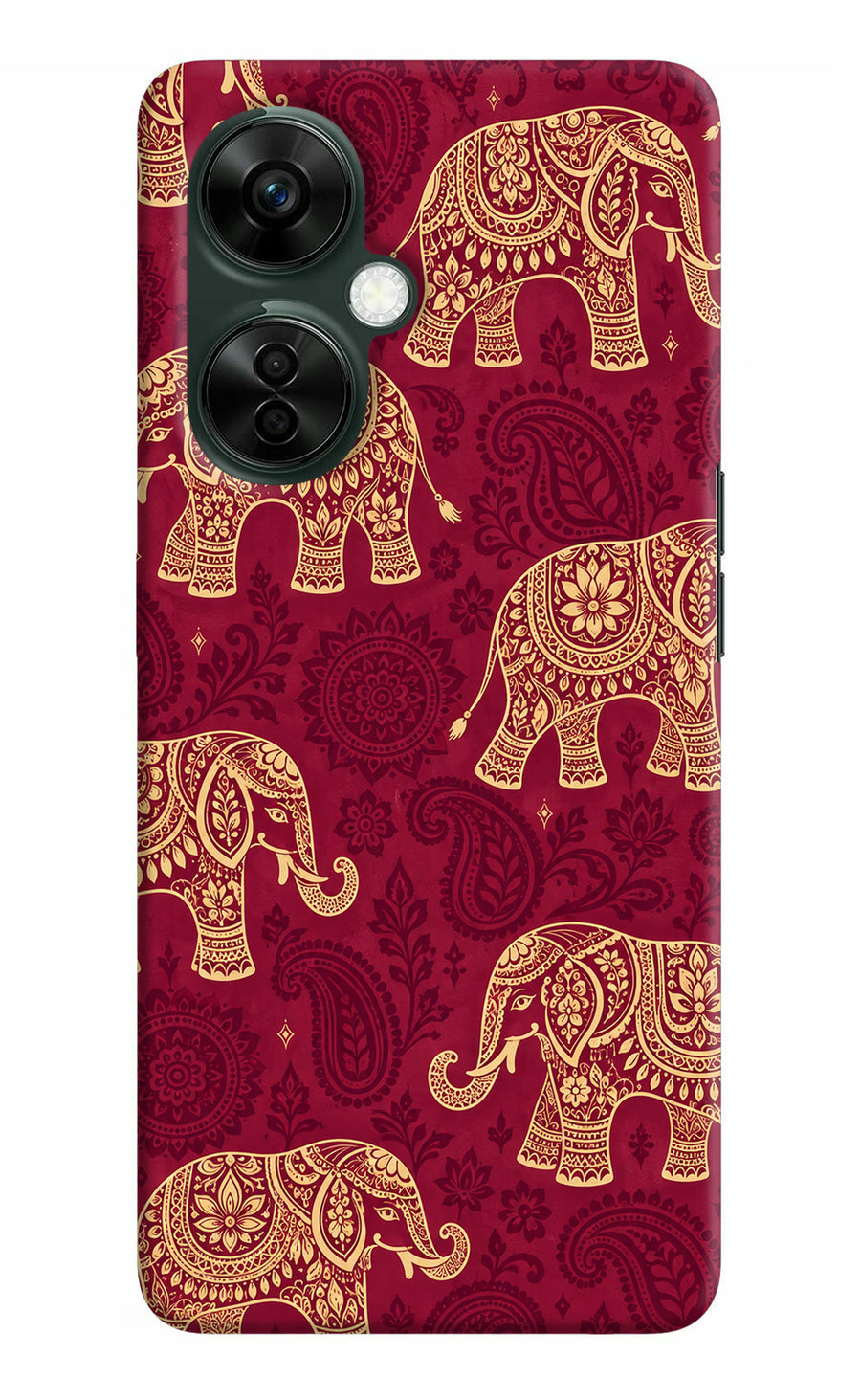 Maroon Elephant OnePlus Nord CE 3 Lite 5G Back Cover, Hard case