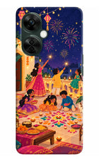 Diwali Night OnePlus Nord CE 3 Lite 5G Hard Case Back Cover by Casekaro