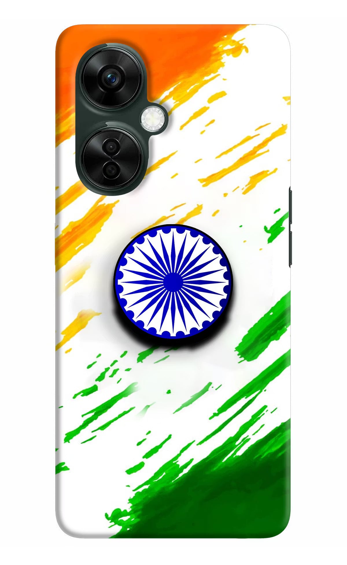 Indian Flag Ashoka Chakra OnePlus Nord CE 3 Lite 5G Pop Case by Casekaro