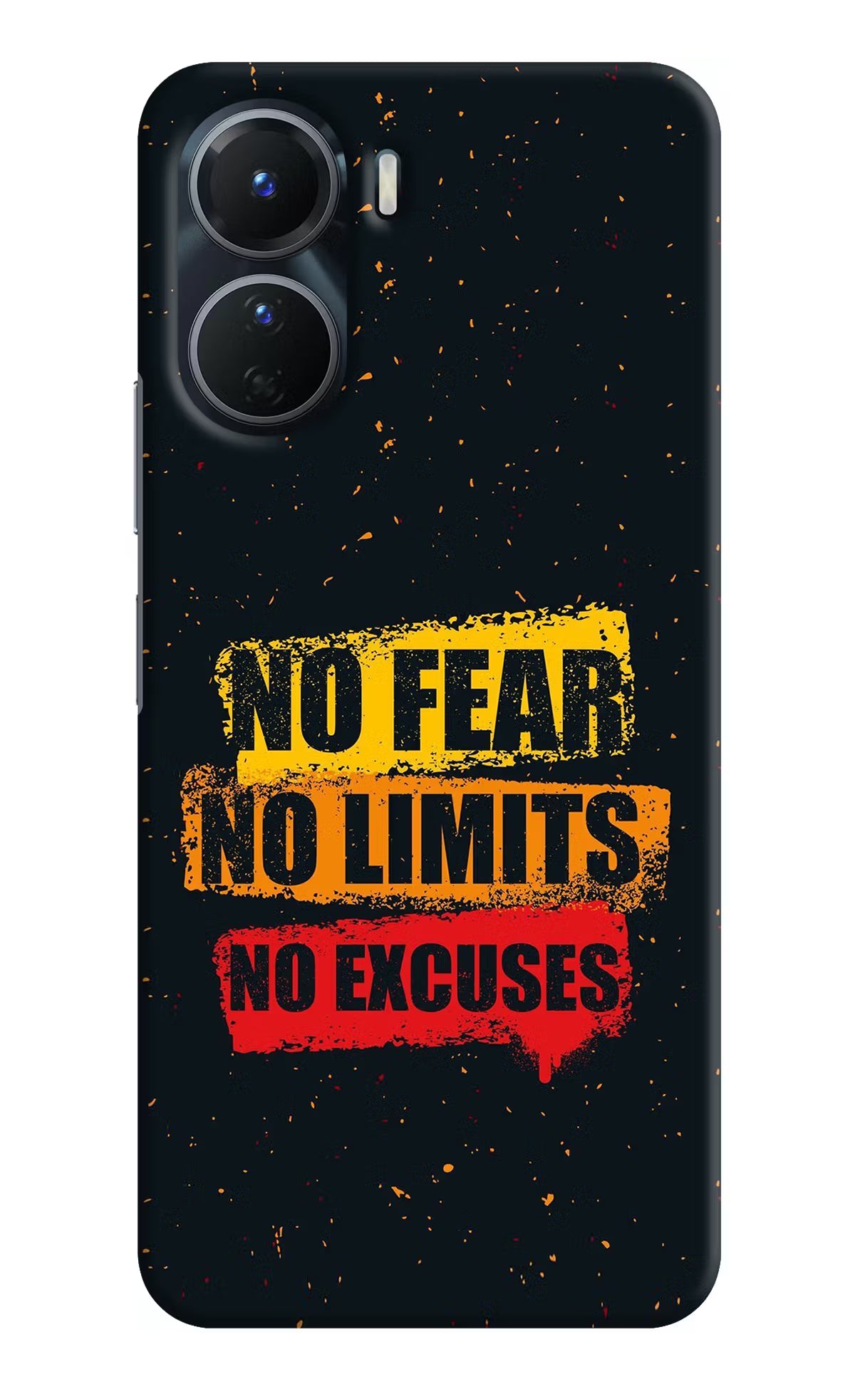 No Fear No Limits No Excuse Vivo Y56 5G Hard Case Back Cover by Casekaro