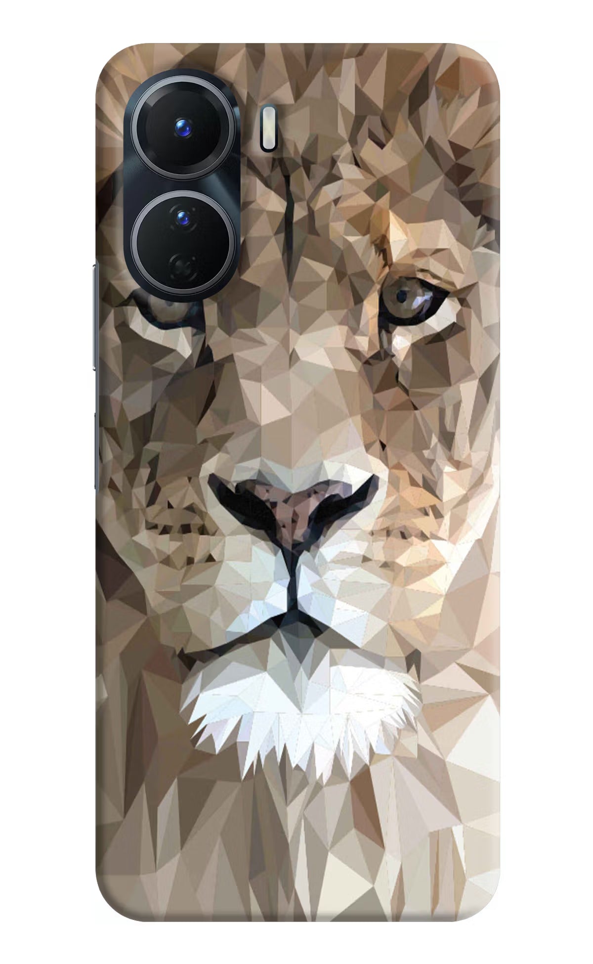 Lion Art Vivo Y56 5G Hard Case Back Cover by Casekaro