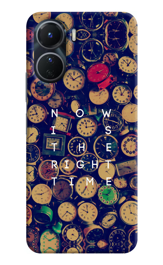 Now is the Right Time Quote Vivo Y56 5G Hard Case Back Cover by Casekaro