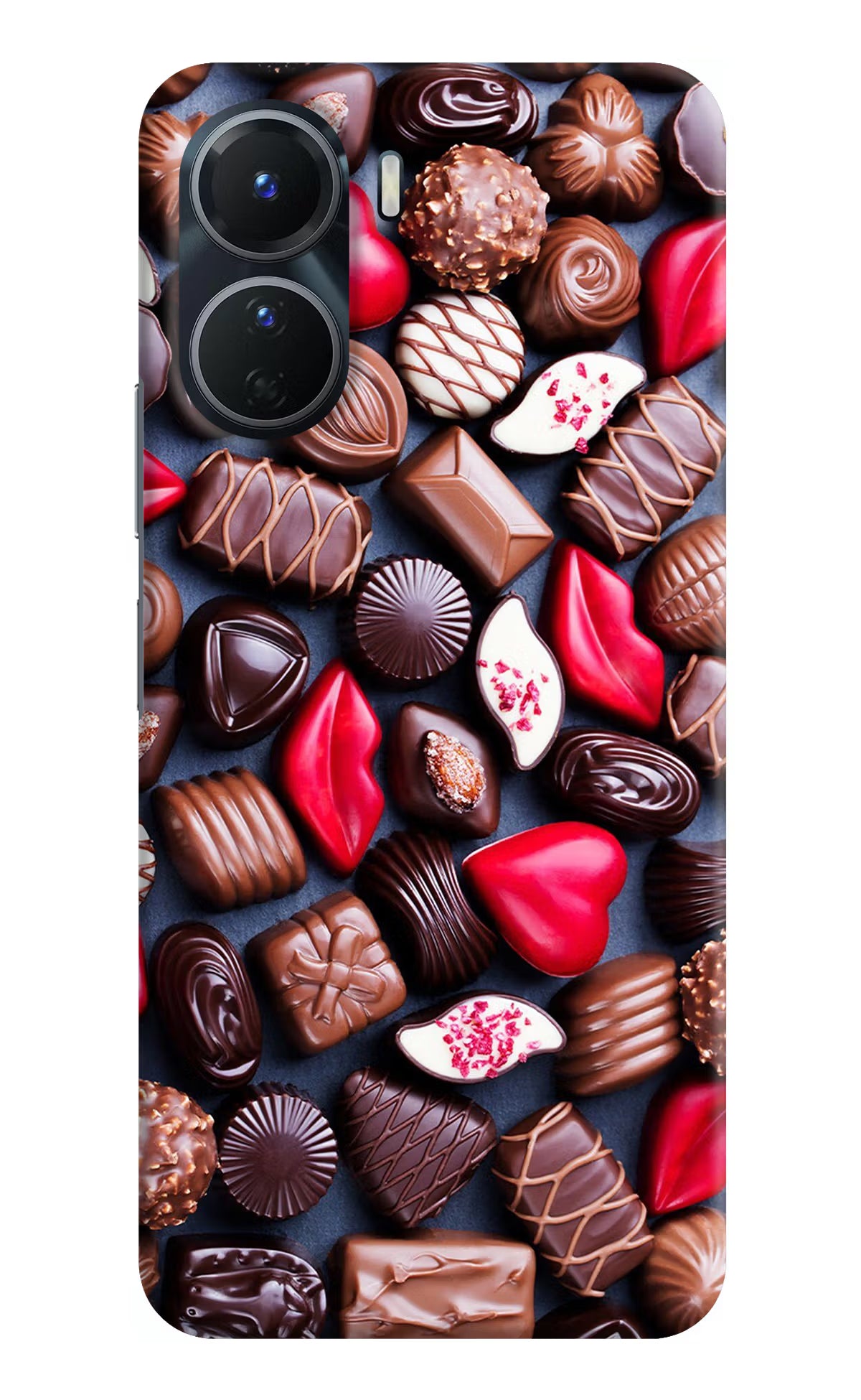 Chocolates Vivo Y56 5G Hard Case Back Cover by Casekaro