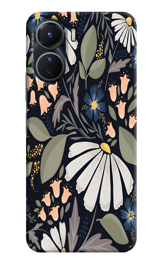 Flowers Art Vivo Y56 5G Hard Case Back Cover by Casekaro