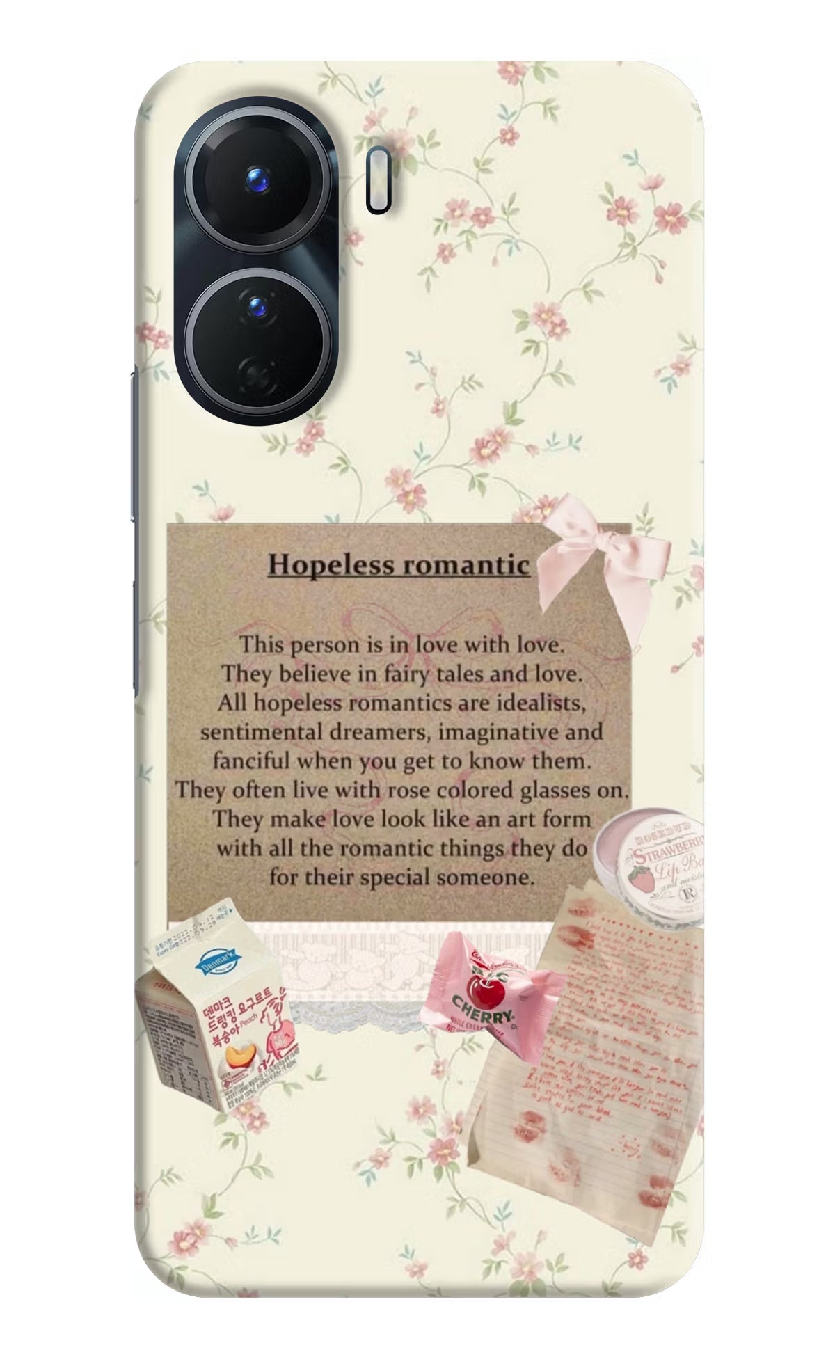 Hopeless Romantic Vivo Y56 5G Hard Case Back Cover by Casekaro