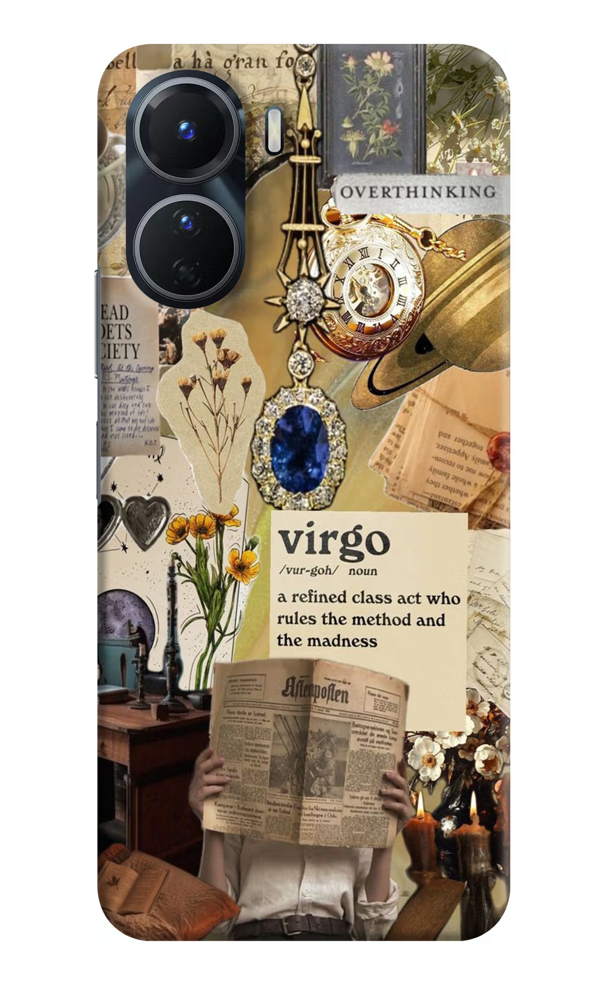 Virgo Zodiac Vivo Y56 5G Hard Case Back Cover by Casekaro