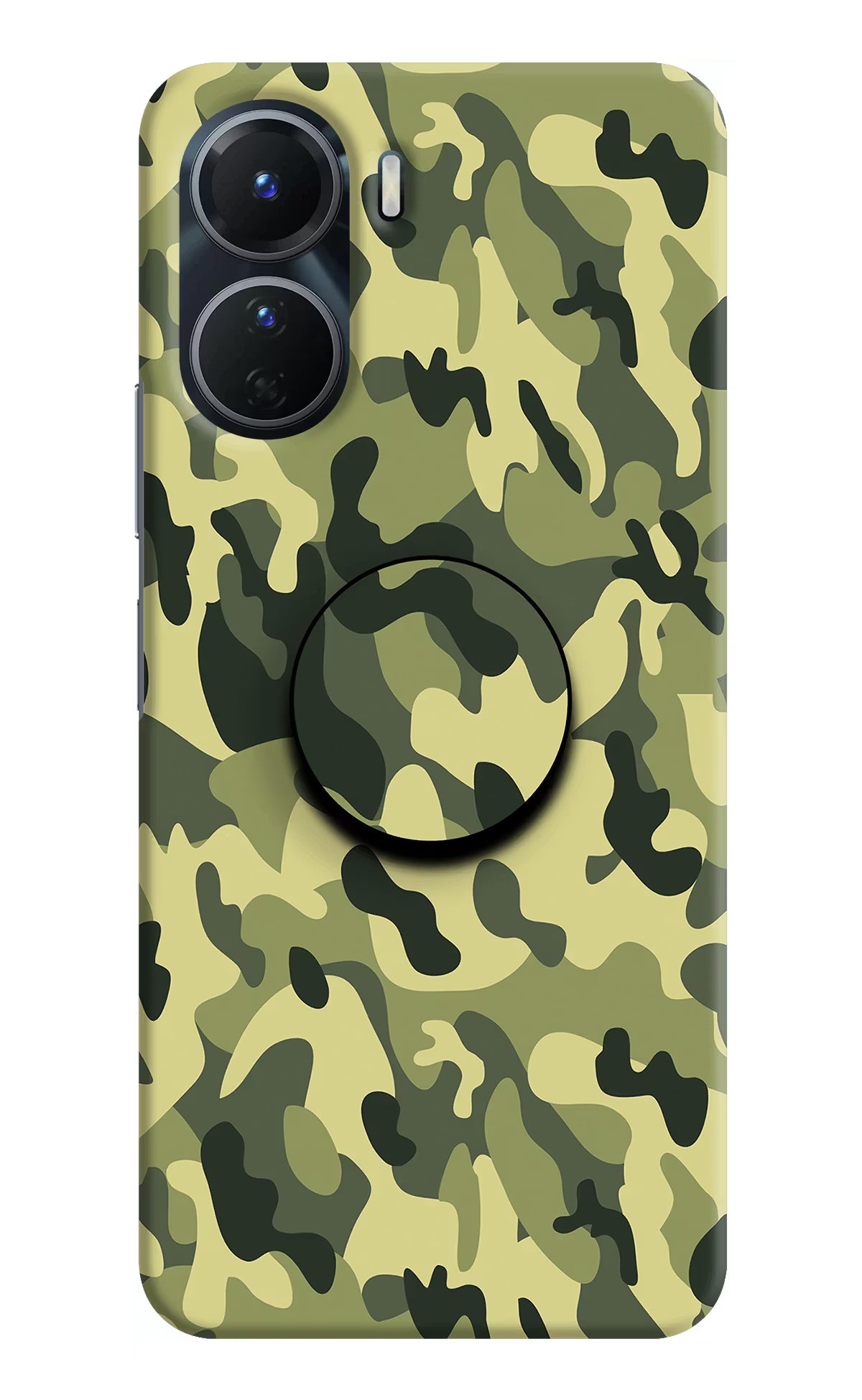 Camouflage Vivo Y56 5G Pop Case by Casekaro