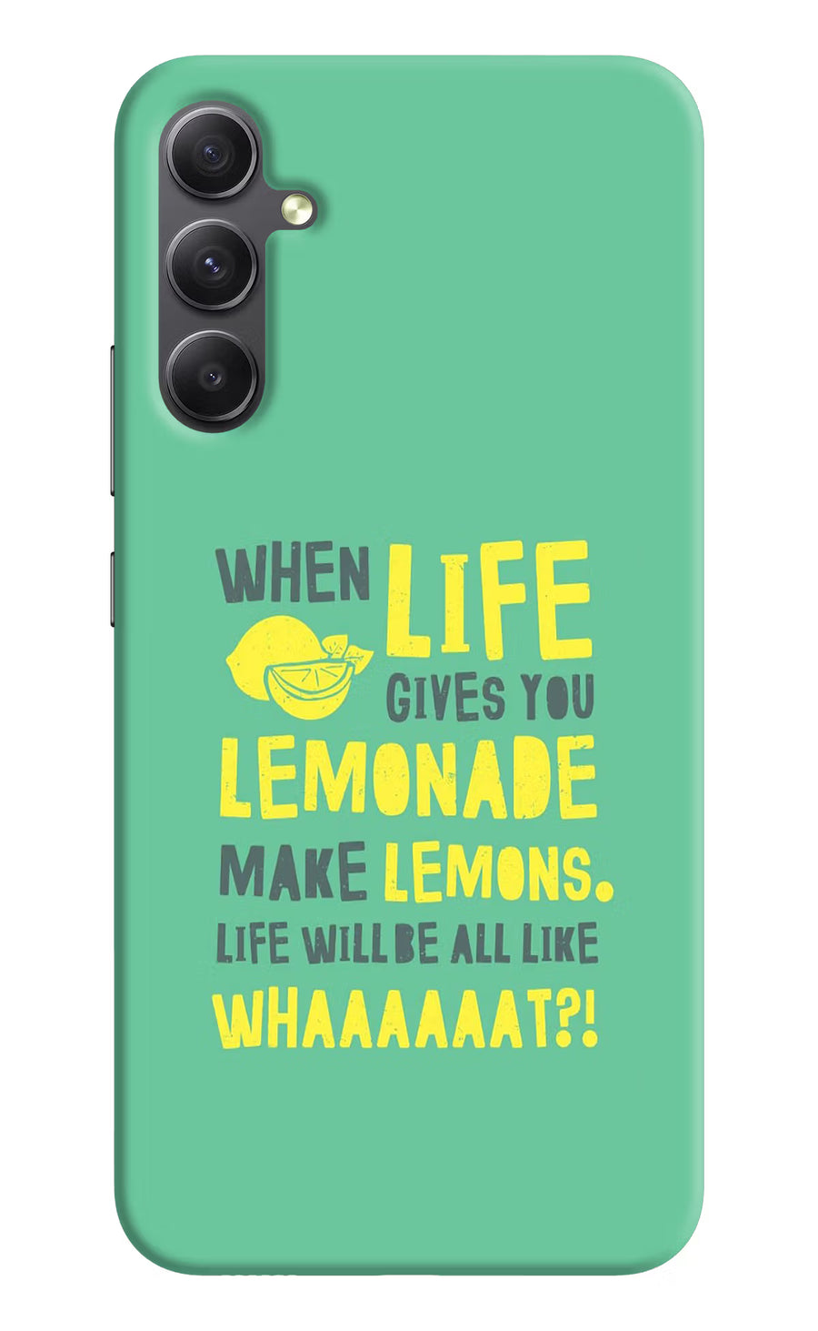 Quote Samsung A34 5G Back Cover, Hard case
