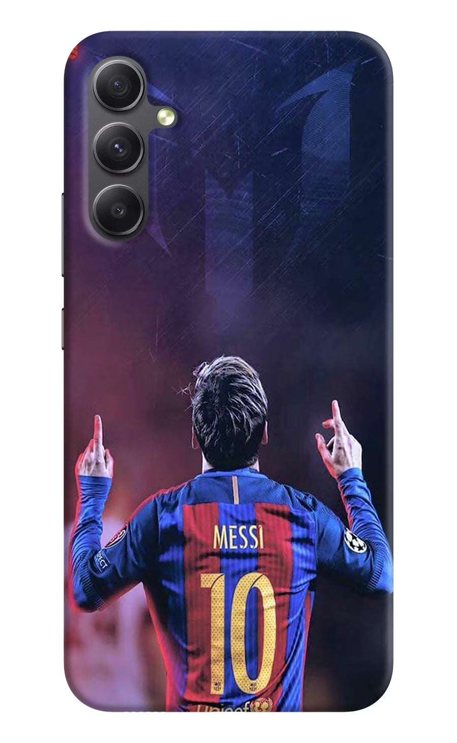 Messi Samsung A34 5G Back Cover, Hard case