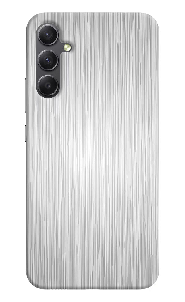 Wooden Grey Texture Samsung A34 5G Hard Case Back Cover by Casekaro