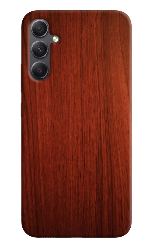 Wooden Plain Pattern Samsung A34 5G Hard Case Back Cover by Casekaro