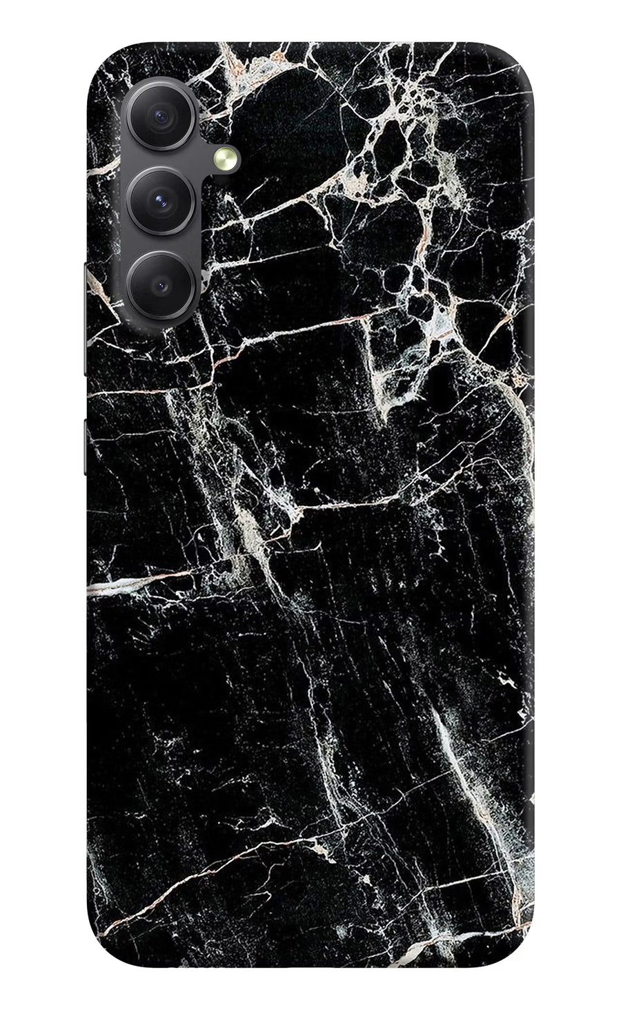 Black Marble Texture Samsung A34 5G Back Cover, Hard case