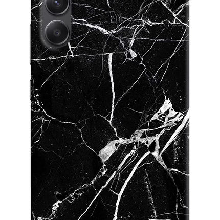 Black Marble Pattern Samsung A34 5G Hard Case Back Cover by Casekaro