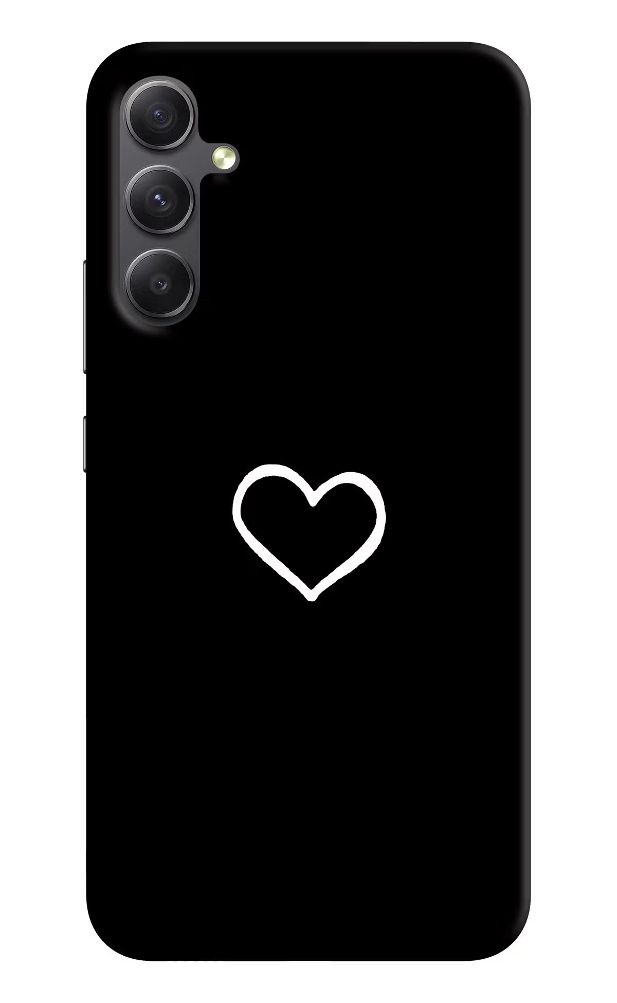 Heart Samsung A34 5G Hard Case Back Cover by Casekaro