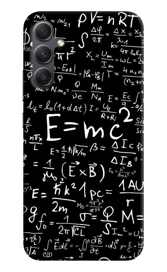 Physics Formula Samsung A34 5G Hard Case Back Cover by Casekaro