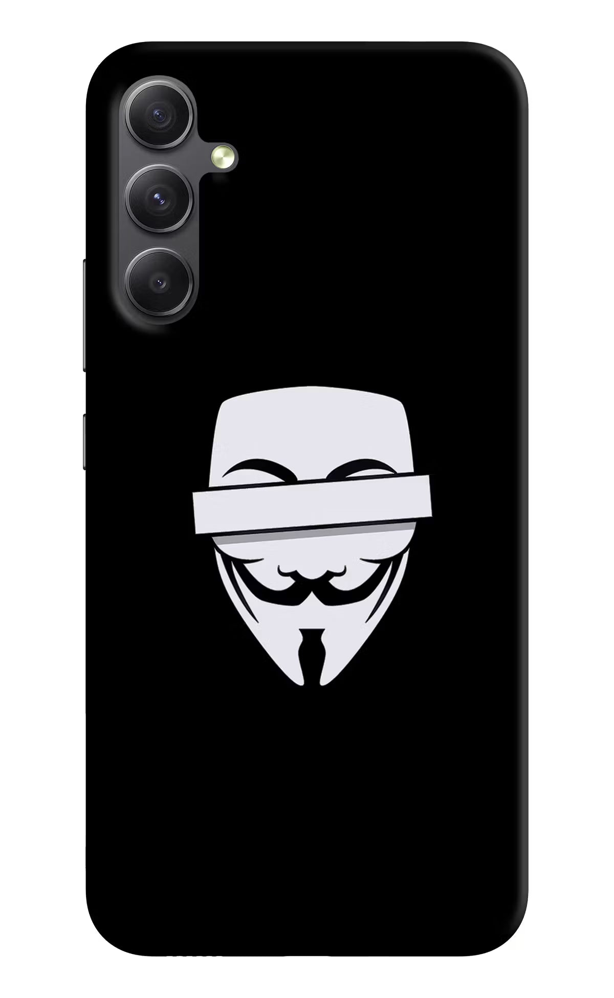 Anonymous Face Samsung A34 5G Hard Case Back Cover by Casekaro