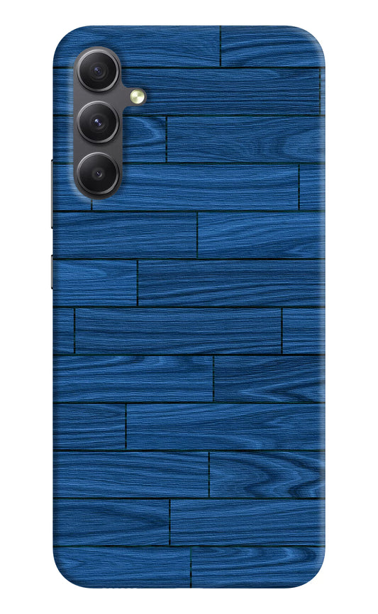 Wooden Texture Samsung A34 5G Hard Case Back Cover by Casekaro