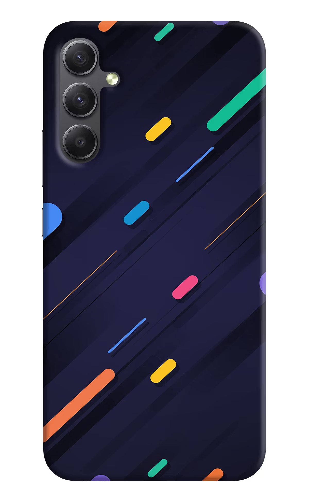 Abstract Design Samsung A34 5G Hard Case Back Cover by Casekaro