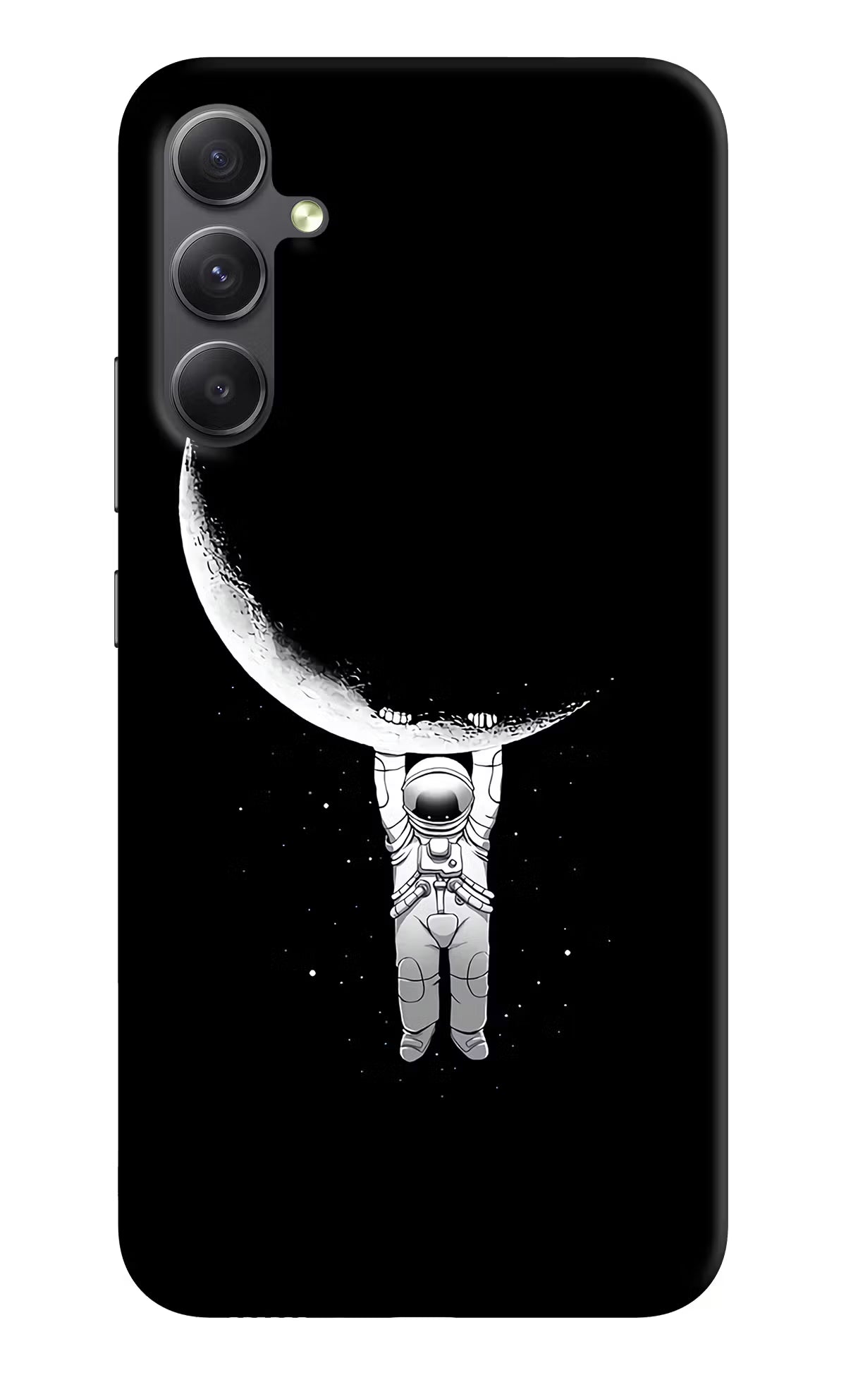 Moon Space Samsung A34 5G Hard Case Back Cover by Casekaro