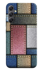 Multicolor Jeans Samsung A34 5G Hard Case Back Cover by Casekaro
