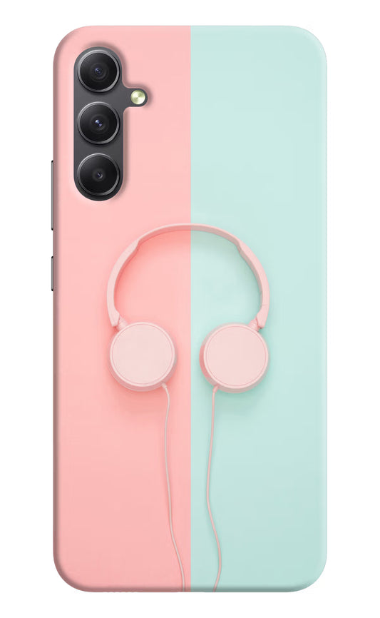 Music Lover Samsung A34 5G Hard Case Back Cover by Casekaro