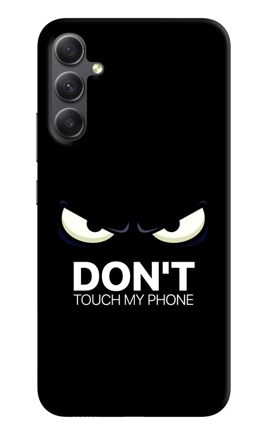 Don'T Touch My Phone Samsung A34 5G Hard Case Back Cover by Casekaro