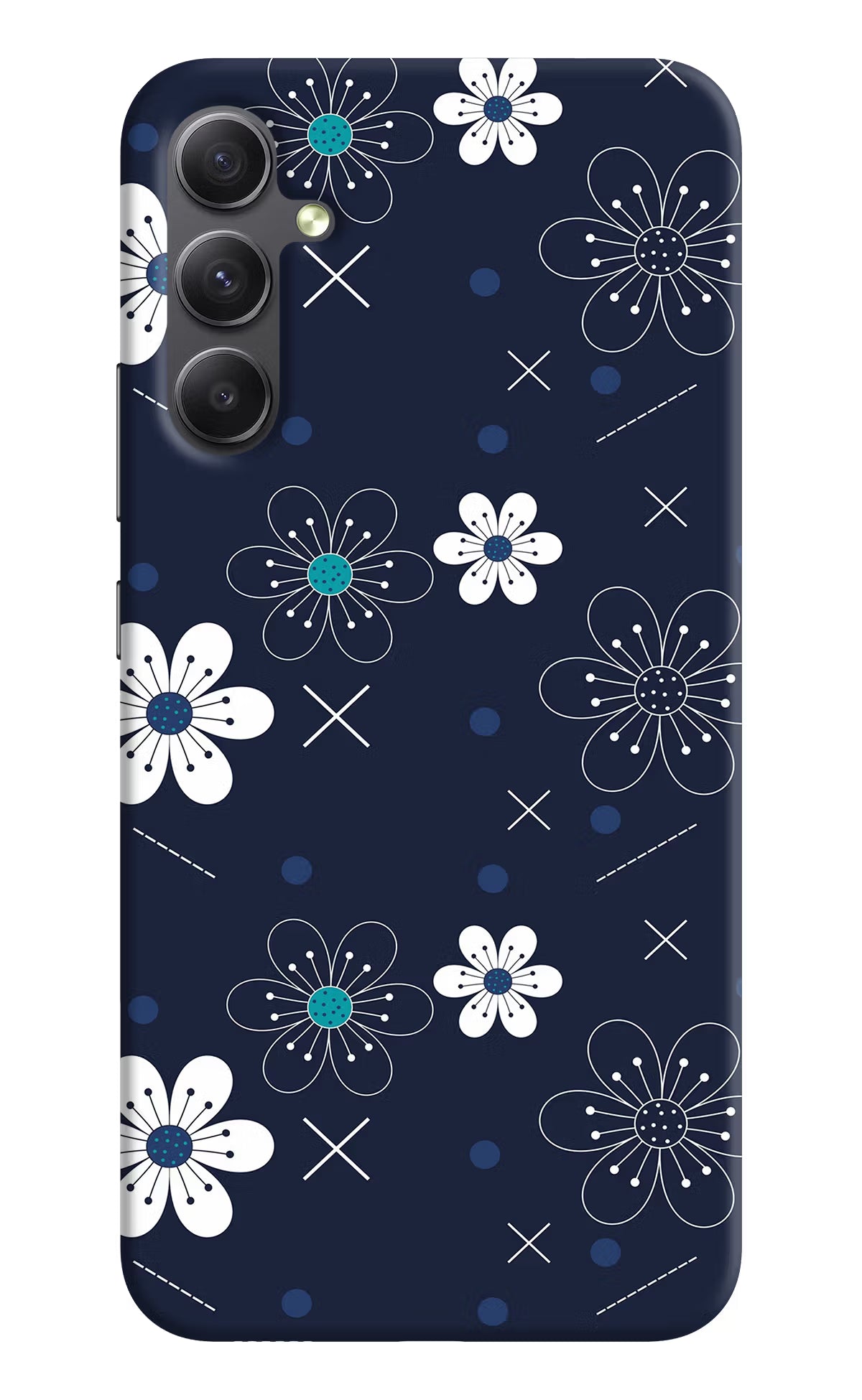 Flowers Samsung A34 5G Hard Case Back Cover by Casekaro