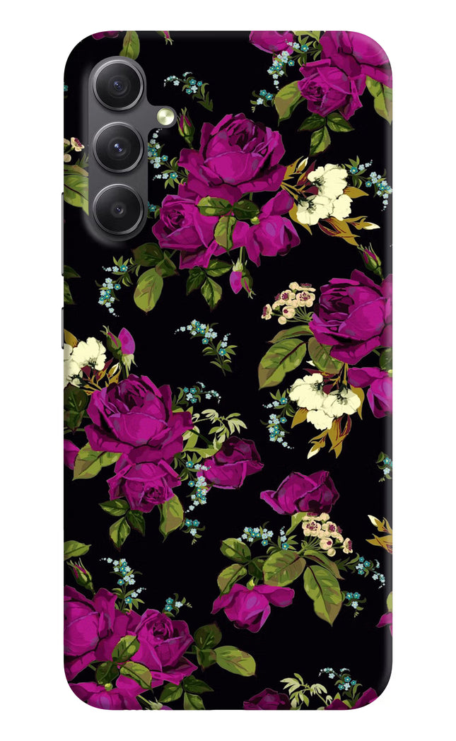 Flowers Samsung A34 5G Hard Case Back Cover by Casekaro