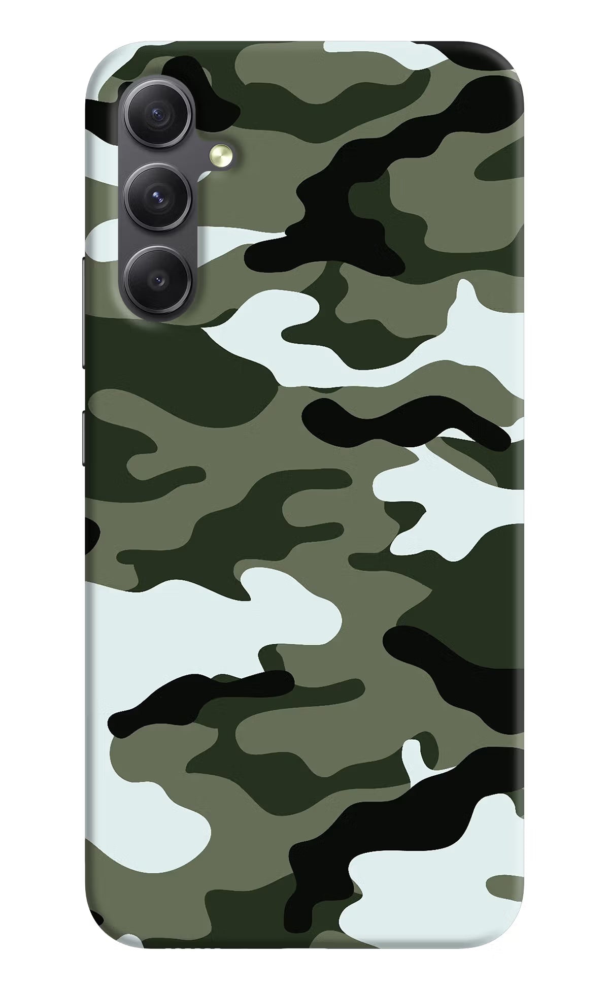 Camouflage Samsung A34 5G Hard Case Back Cover by Casekaro