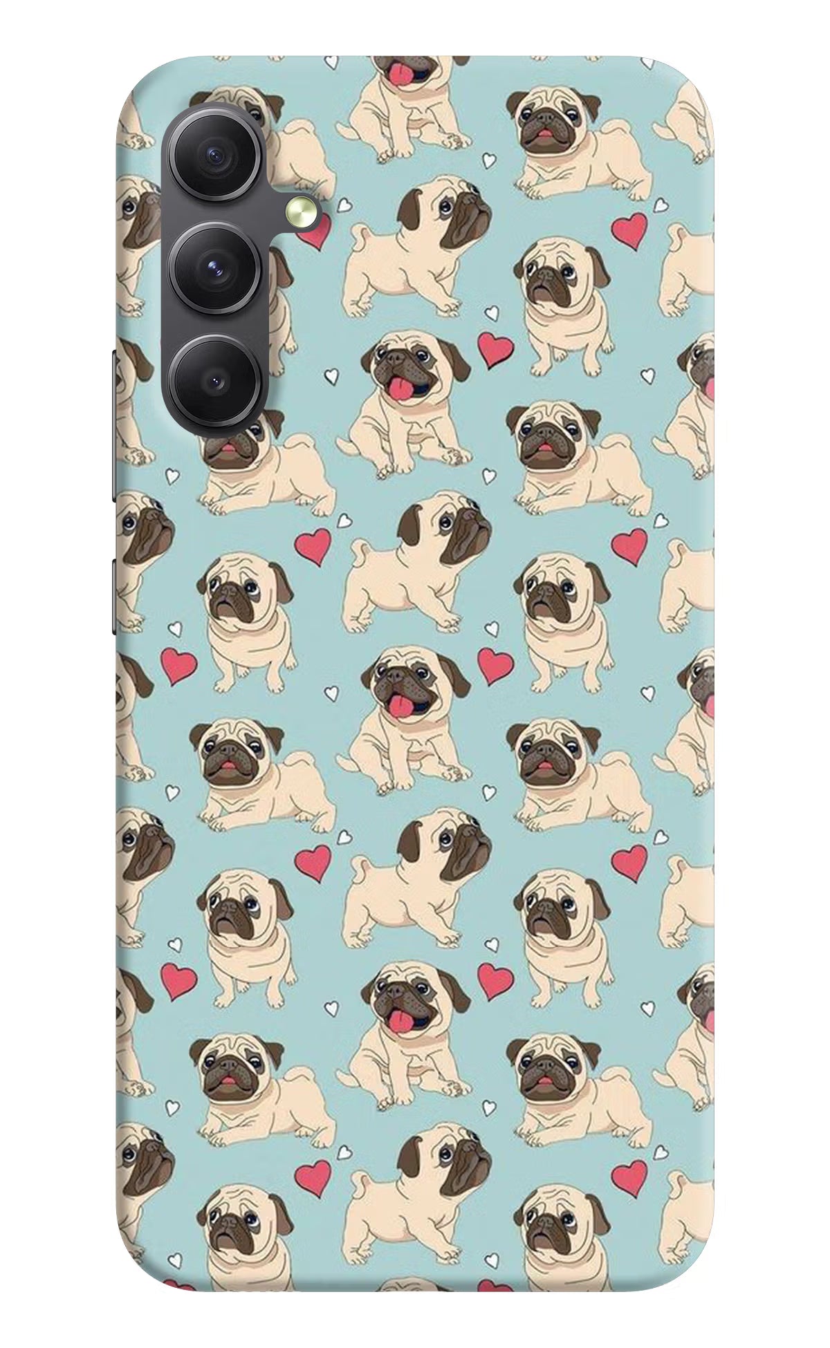 Pug Dog Samsung A34 5G Hard Case Back Cover by Casekaro