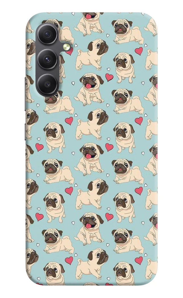 Pug Dog Samsung A34 5G Hard Case Back Cover by Casekaro
