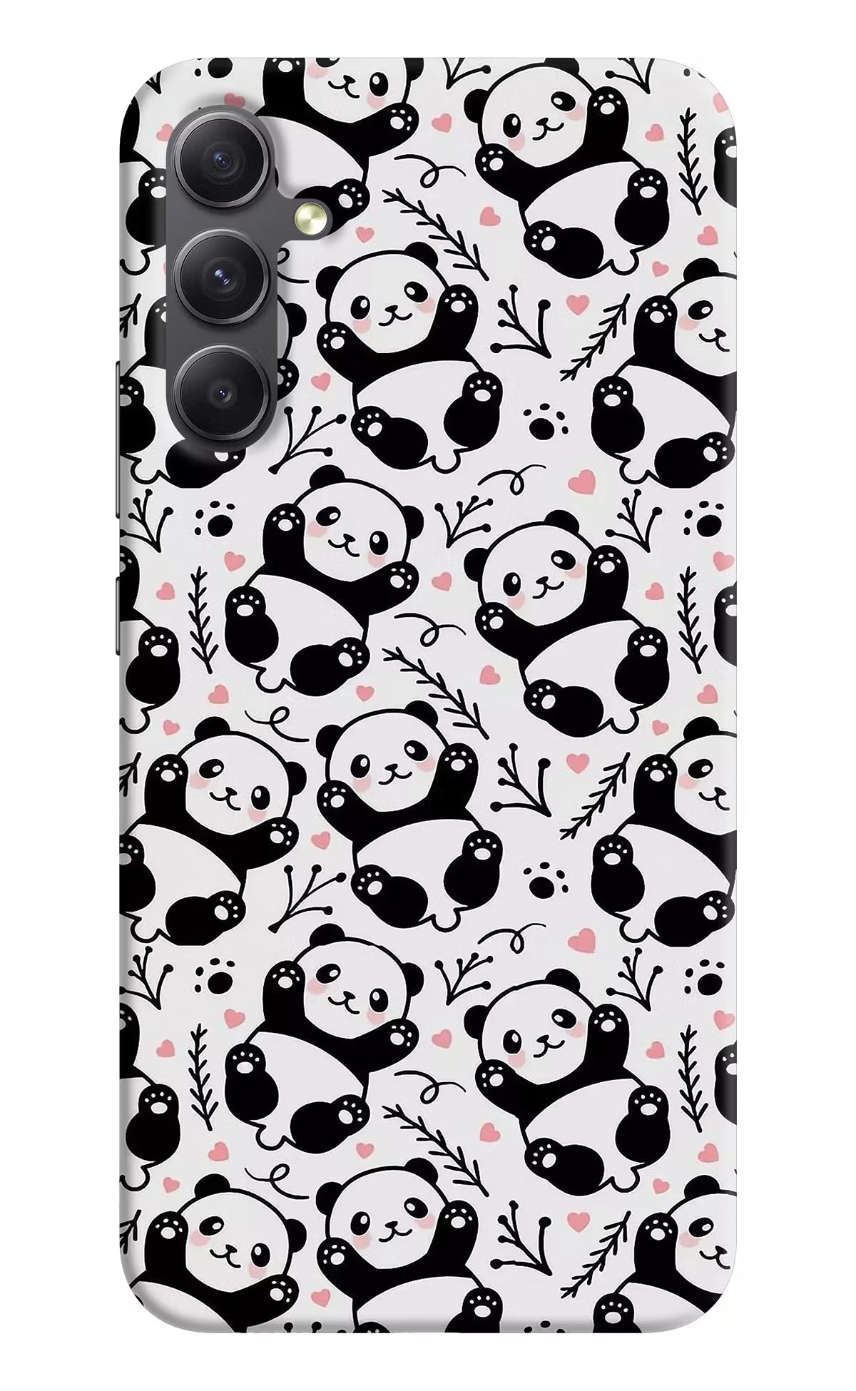 Cute Panda Samsung A34 5G Hard Case Back Cover by Casekaro